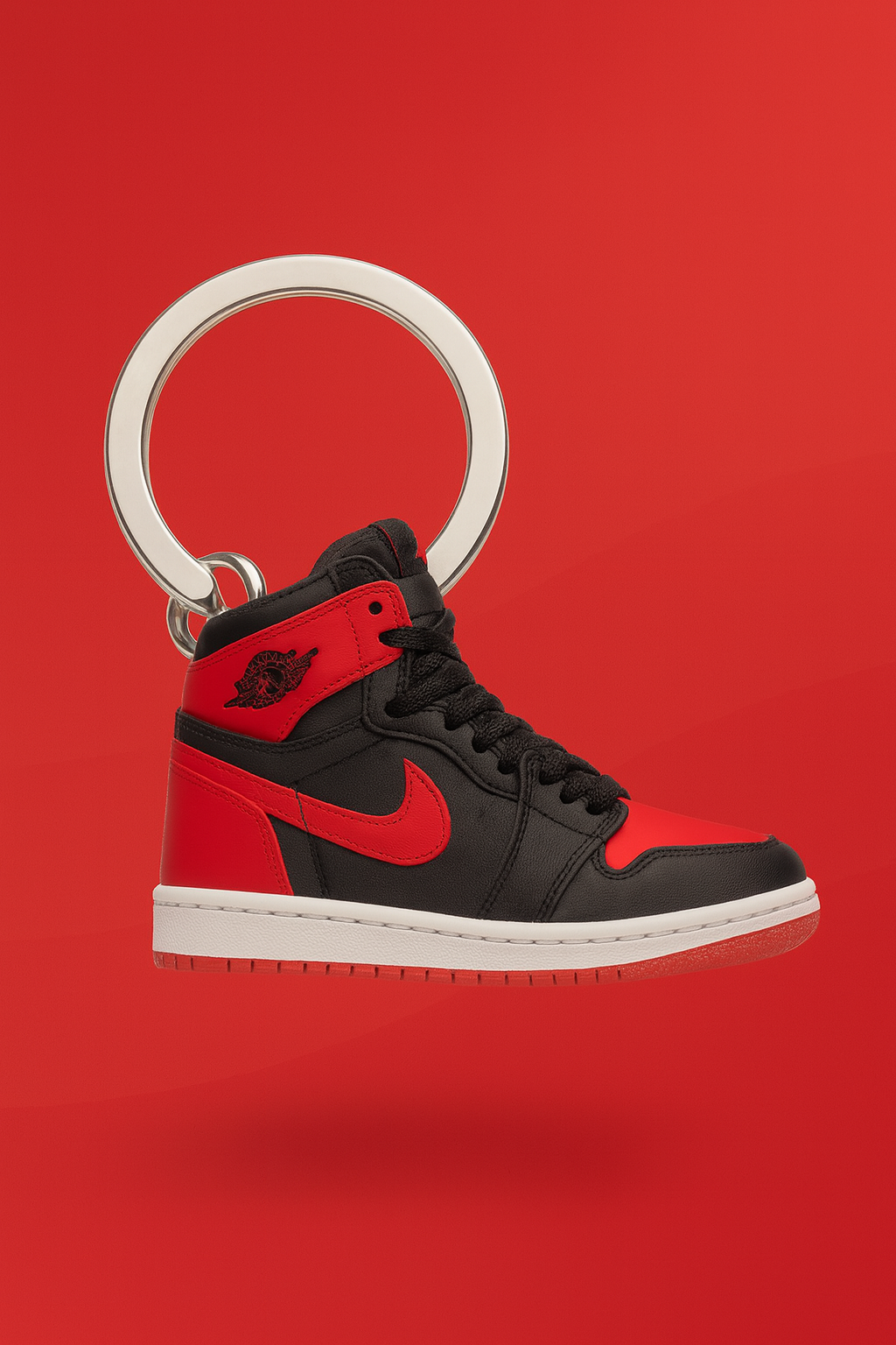Red/Black Colorway Jordan Keychain